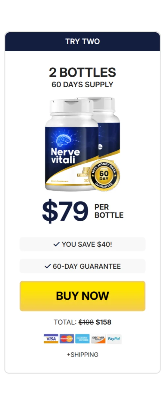 NerveVitali™ 2 bottles pricing